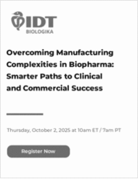 Overcoming Manufacturing Complexities in Biopharma: Smarter Paths to Clinical and Commercial Success