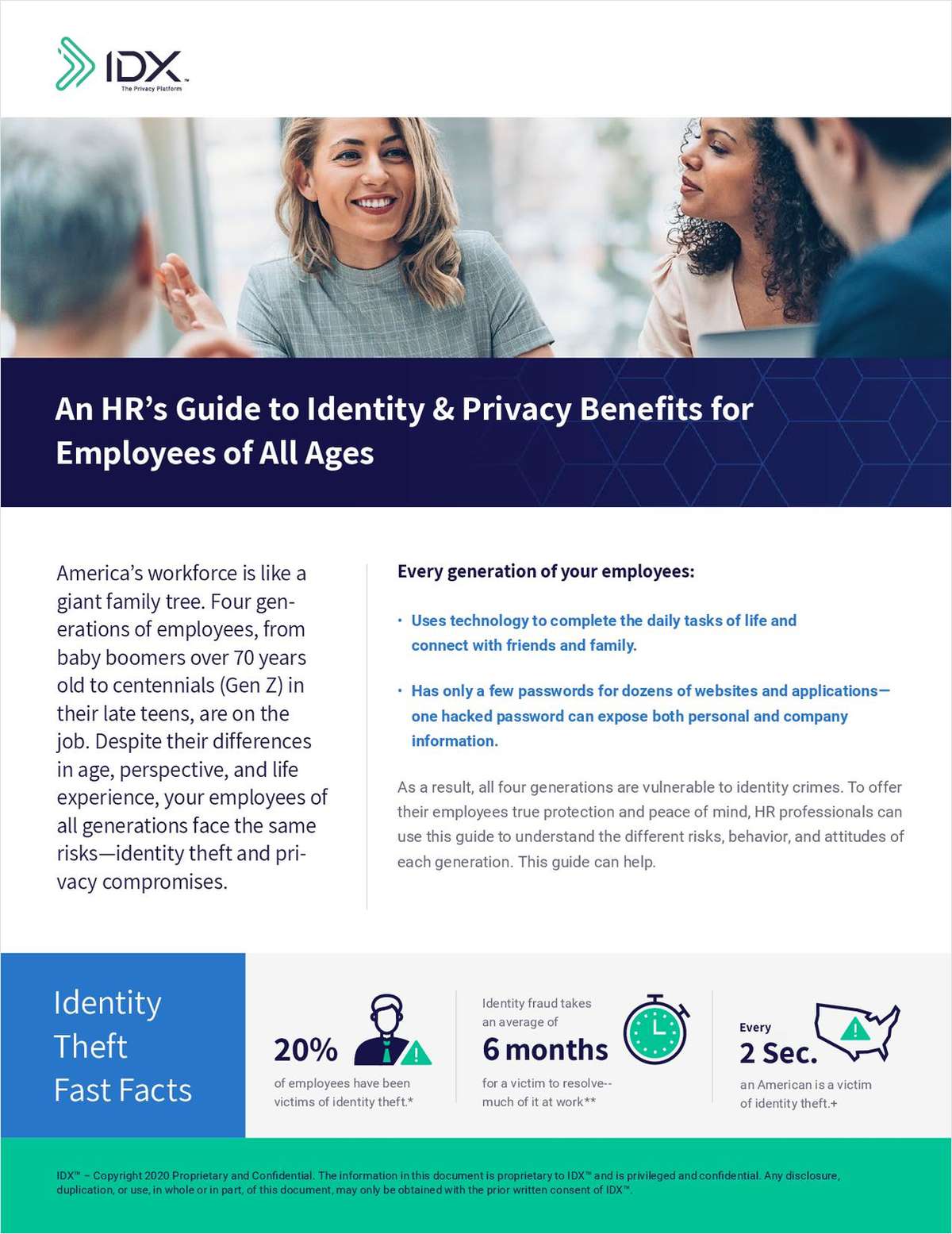 Help Your Clients With Identity & Privacy Benefits To Protect Their Employees of All Ages
