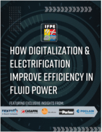 How Digitalization & Electrification Improve Efficiency in Fluid Power