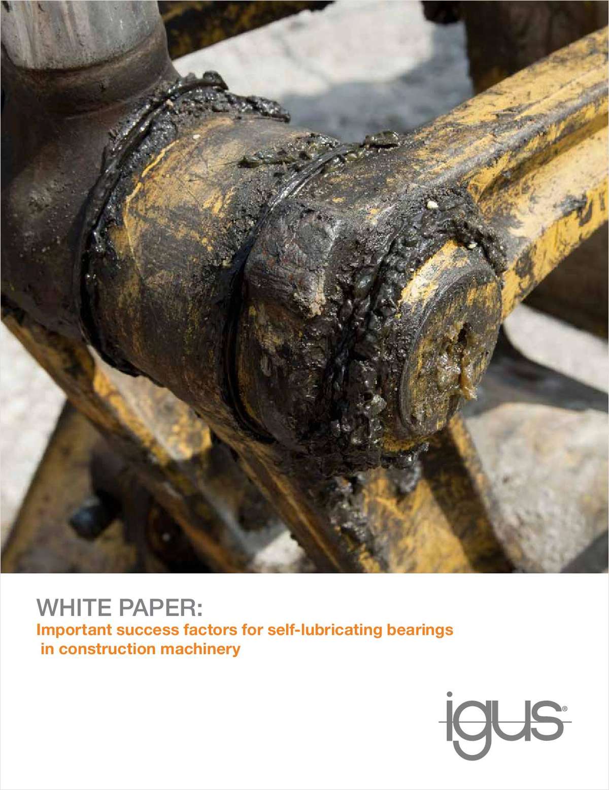 Important success factors for dry-running bearings in construction machinery