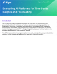Request for Proposal (RFP) Template: Evaluating and Implementing a Generative AI Platform for Forecasting and Planning for Retail, E-Commerce and Consumer Manufacturing