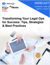 Transforming Your Legal Ops for Success: Tips, Strategies & Best Practices