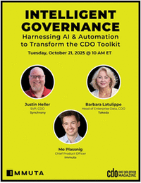 Webinar Intelligent Governance: Harnessing AI and Automation   to Transform the CDO Toolkit