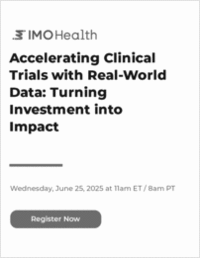 Accelerating Clinical Trials with Real-World Data: Turning Investment into Impact