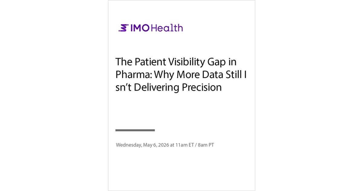 The Patient Visibility Gap in Pharma: Why More Data Still Isn't Delivering Precision