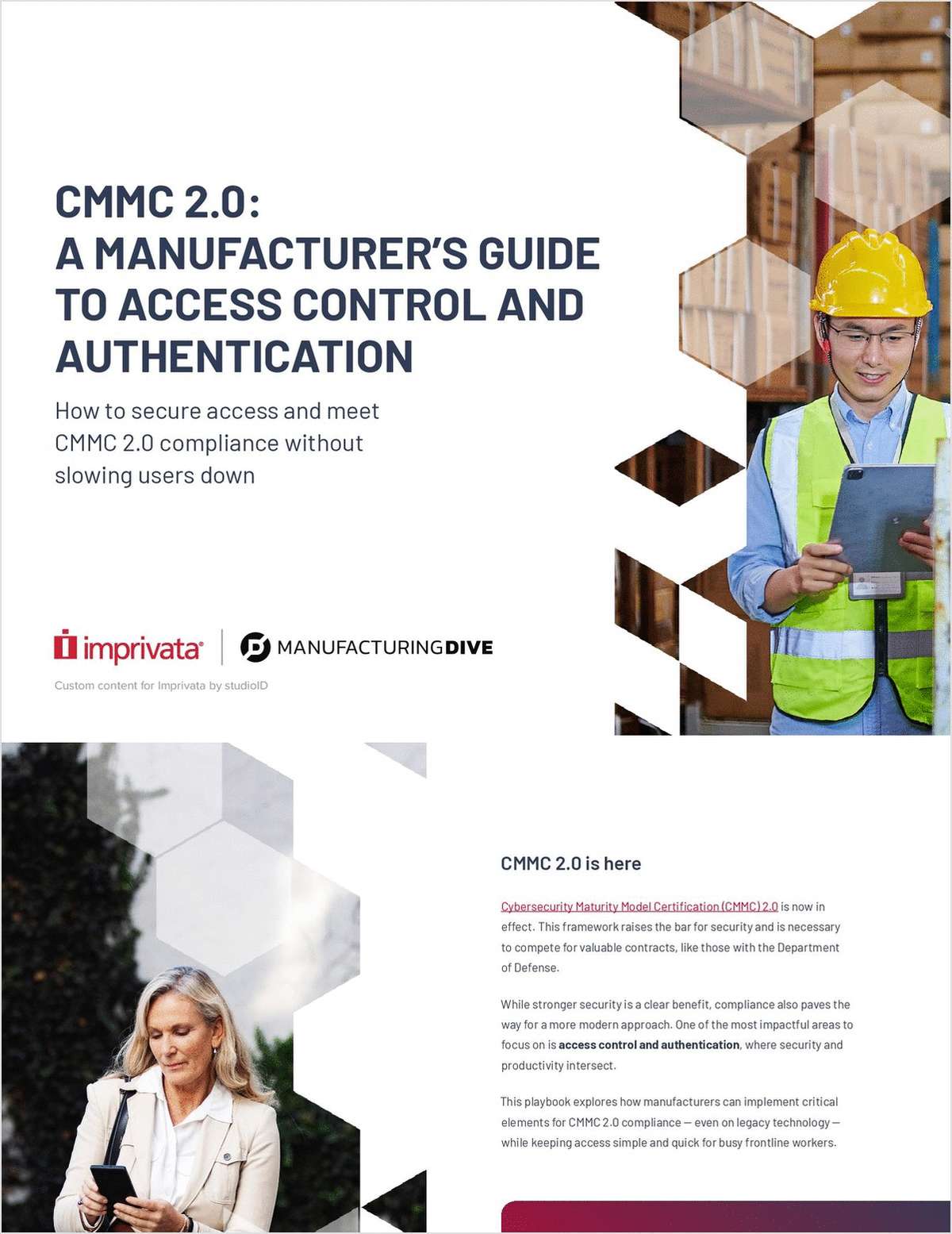CMMC 2.0: A Manufacturer's Guide to Access Control & Authentication