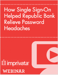 How Single Sign-On Helped Republic Bank Relieve Password Headaches