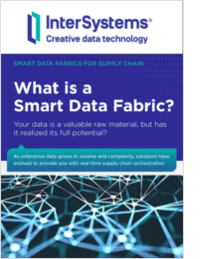 Smart Data Fabrics for Supply Chain Infographic