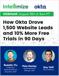 How Okta Drove 1,500 Website Leads and 10% More Free Trials in 90 Days