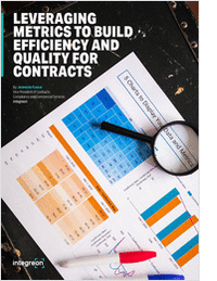 Leveraging Metrics to Build Efficiency and Quality for Contracts