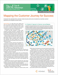 Mapping the Customer Journey for Success