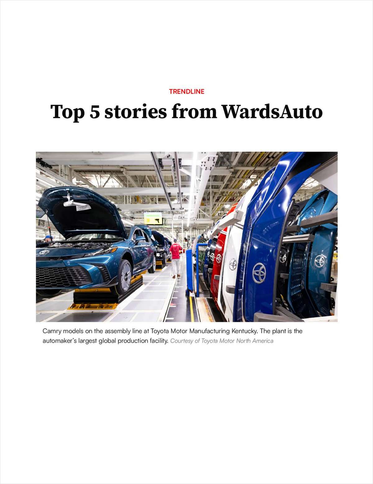 Top 5 Stories from Wards Auto in 2025