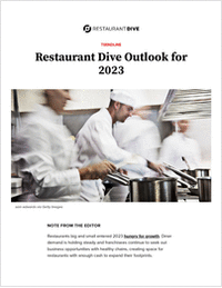 Restaurant Dive Outlook for 2023