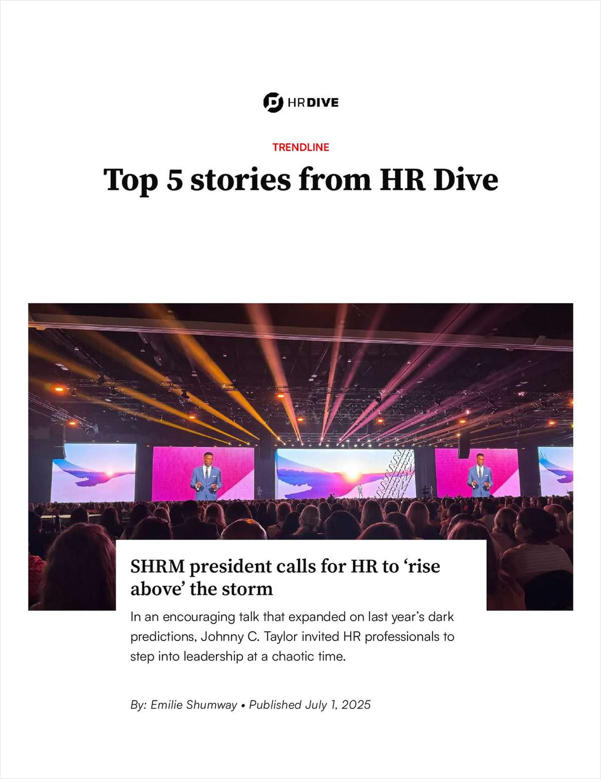 HR's 2025 Strategic Priorities: 5 Key Stories