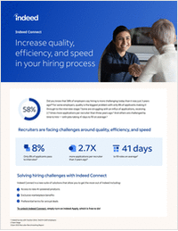 Increase quality, efficiency, and speed in your hiring process
