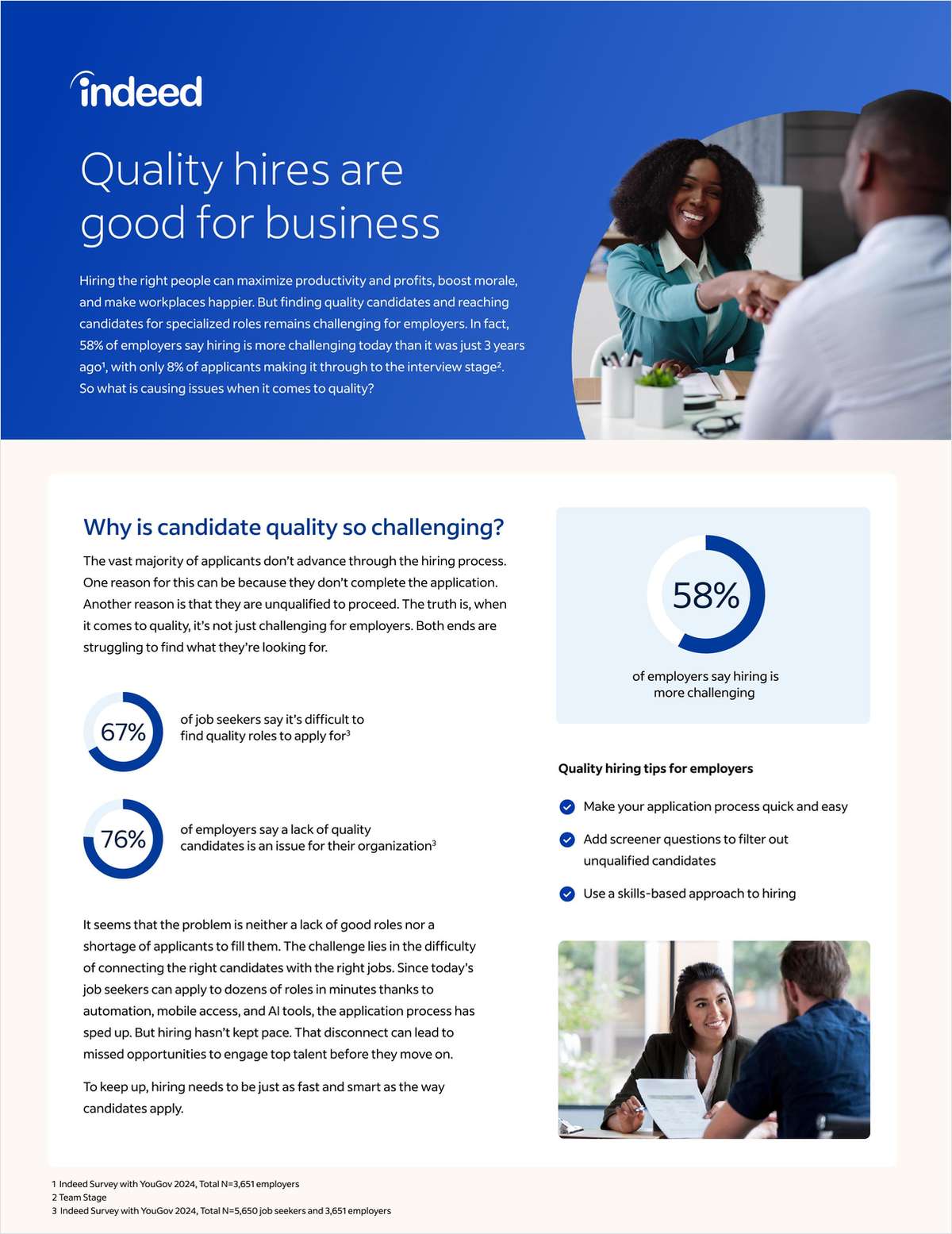 Quality hire are good for business