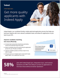Get more quality assets with Indeed Apply