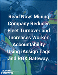 Mining Company Reduces Fleet Turnover and Increases Worker Accountability Using iAssign Tags and RGX Gateway.