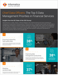 Chief Data Officers: The Top 5 Data Management Priorities in Financial Services