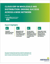 Cloud ERP in Wholesale and Distribution: Driving Success Across a Wide Network