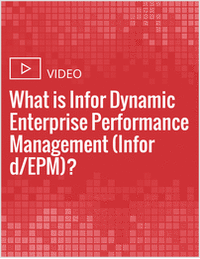 What is Infor Dynamic Enterprise Performance Management (Infor d/EPM)?