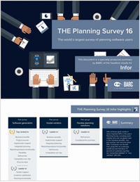Infor in THE Planning Survey 16, BARC