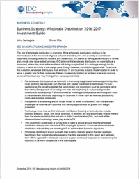 IDC Paper: Wholesale Distribution Investment Guide