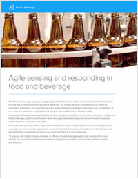 Agile Sensing and Responding in Food and Beverage