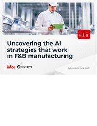 Uncovering the AI Strategies that Work in F&B Manufacturing