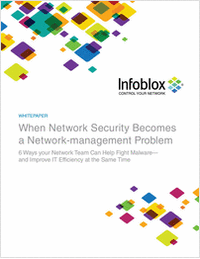When Network Security Becomes a Network-management Problem