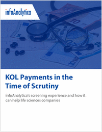 KOL Payments in the Time of Scrutiny