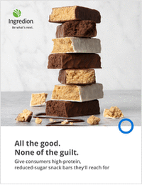 Deliver high-protein, low-sugar snack bars consumers can't resist