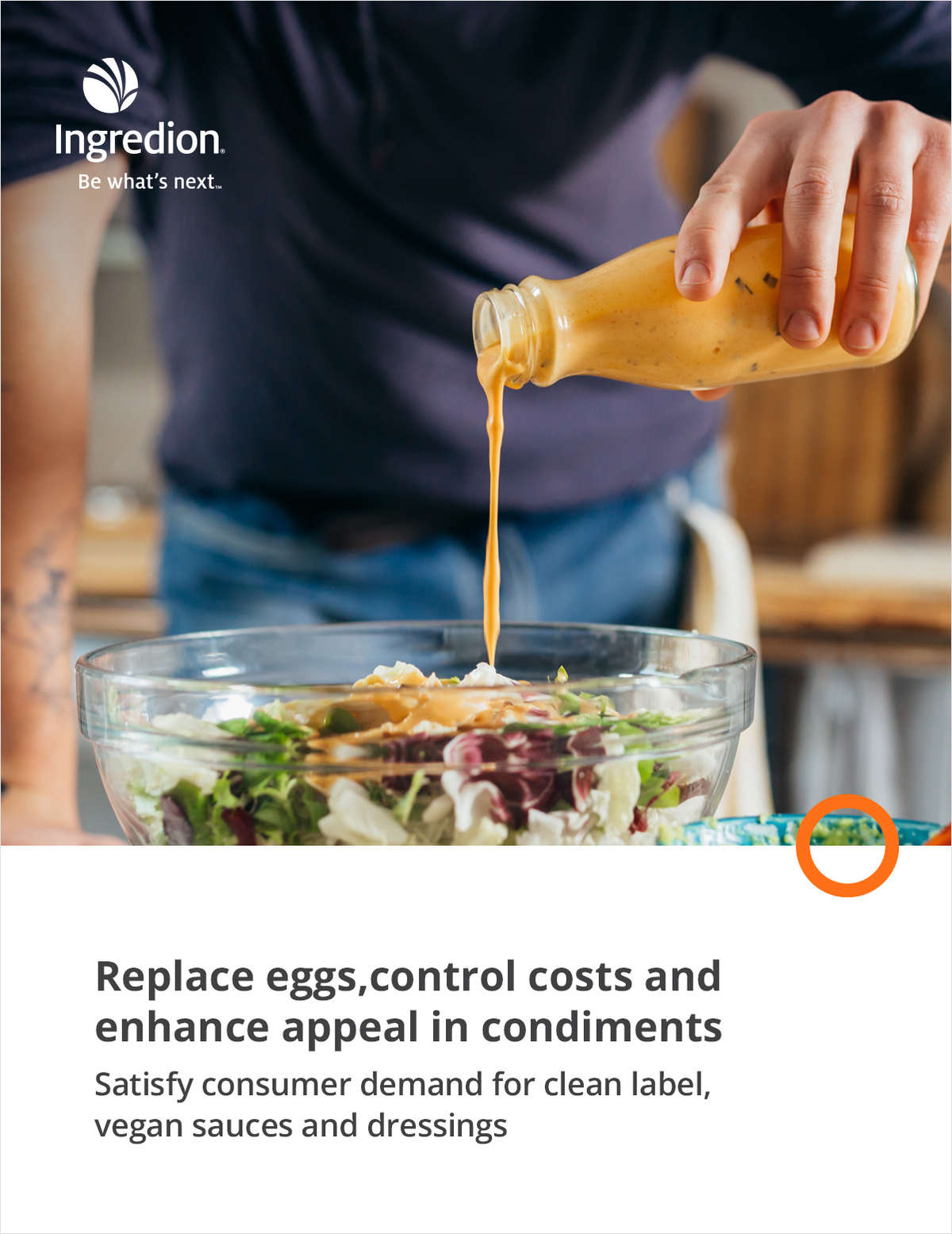 Top their dish with great taste and texture and transparency