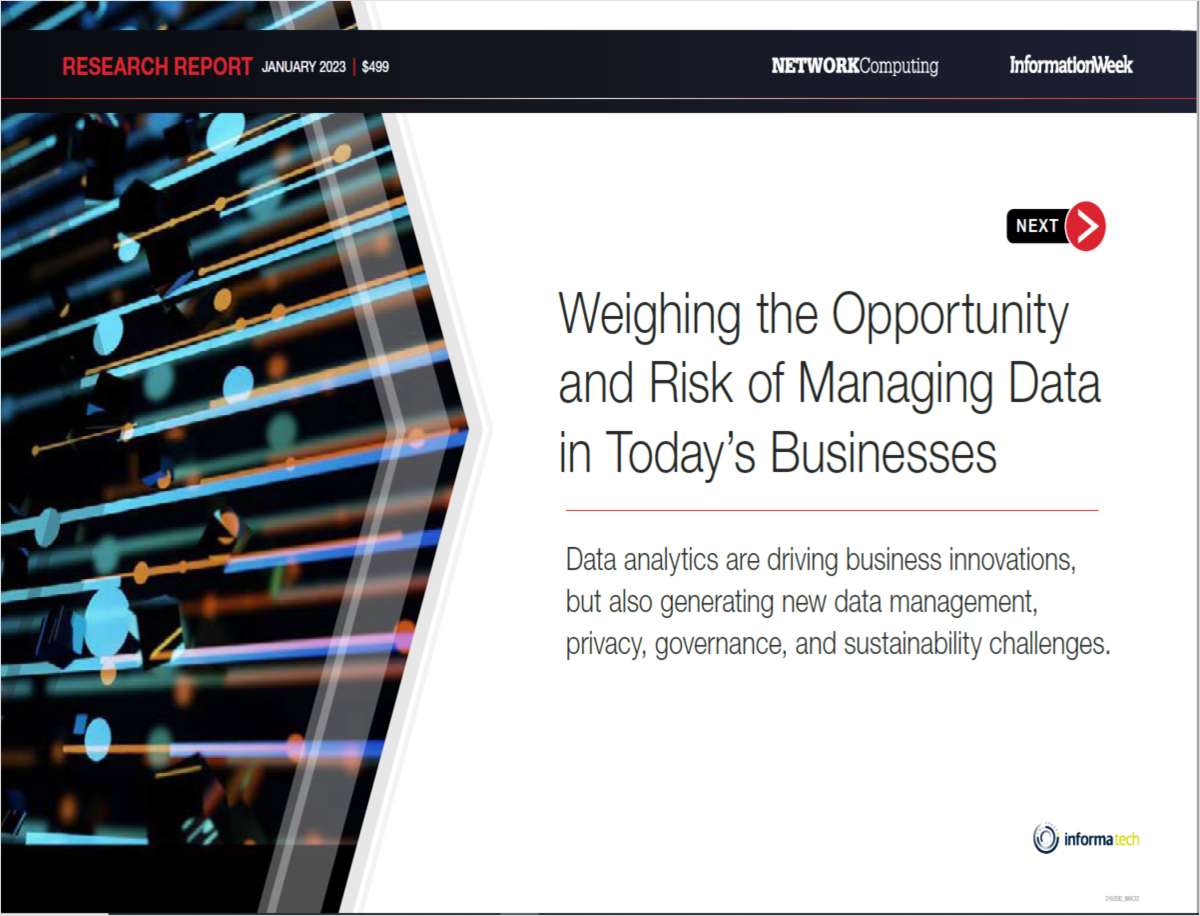 Weighing the Opportunity and Risk of Managing Data in Today's Businesses
