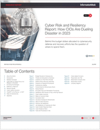 Cyber Risk and Resiliency Report: How CIOs Are Dueling Disaster in 2023