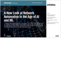 A New Look at Network Automation in the Age of AI and ML