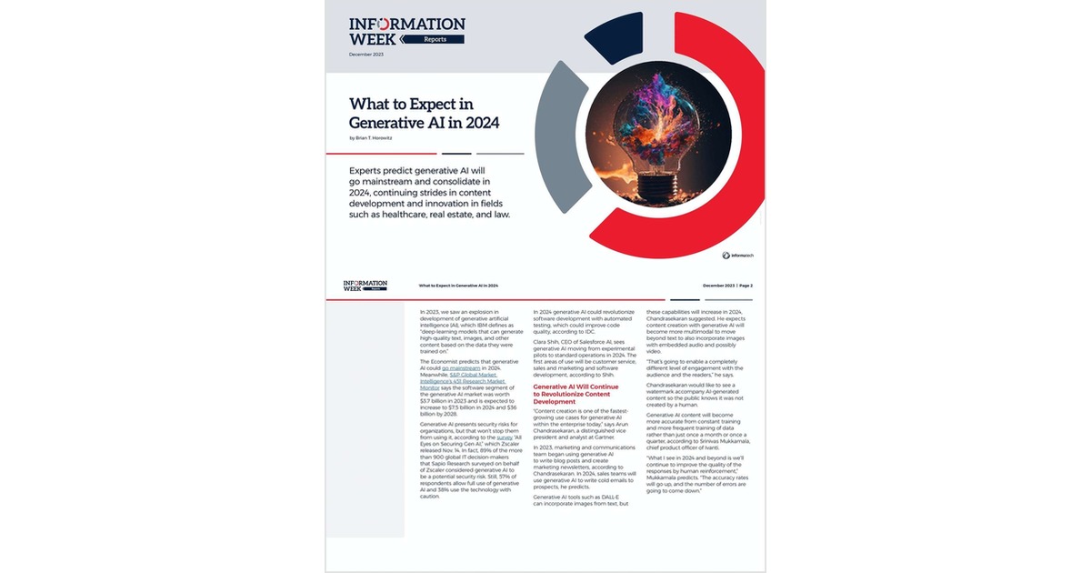 What to Expect in Generative AI in 2024