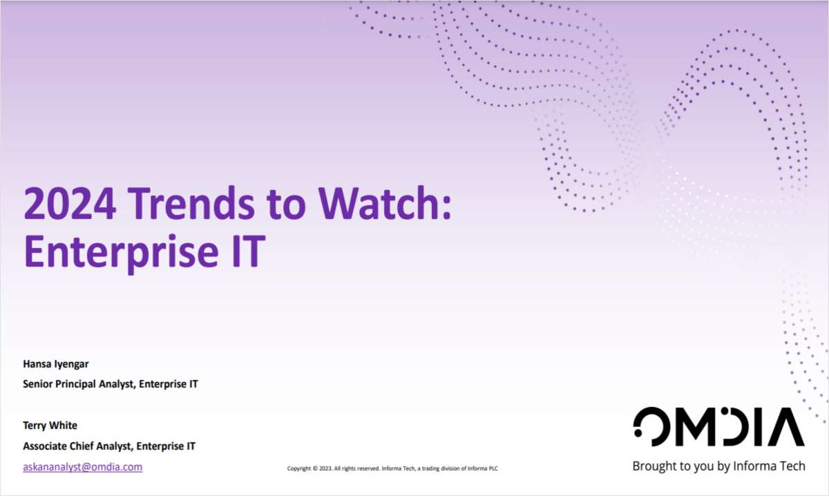 2024 Trends to Watch: Enterprise IT