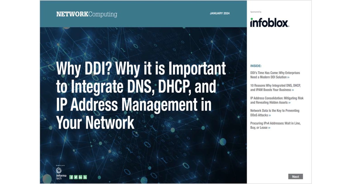 Why DDI? Why it is Important to Integrate DNS, DHCP, and IP Address Management in Your Network Free Report - Vimarsana News