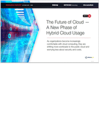 The Future of Cloud --A New Phase of Hybrid Cloud Usage