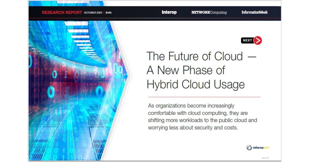 The Future of Cloud --A New Phase of Hybrid Cloud Usage