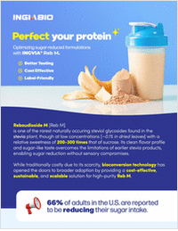 A sugar reduction breakthrough for protein -- infographic