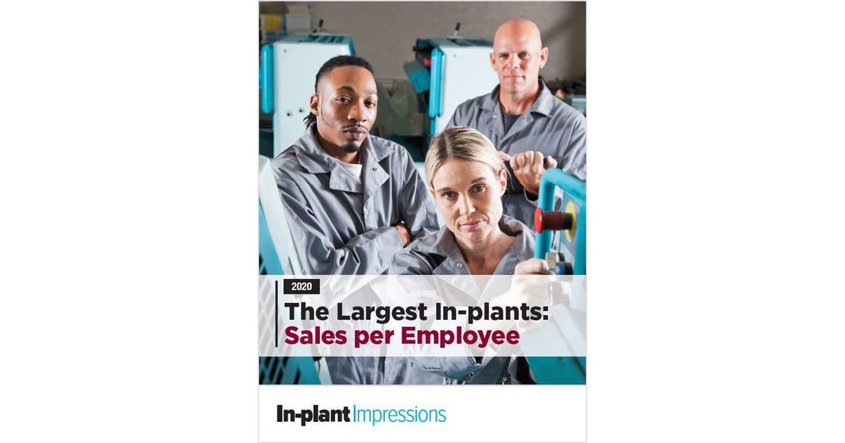 The Largest In-plants: Sales Per Employee (2020)