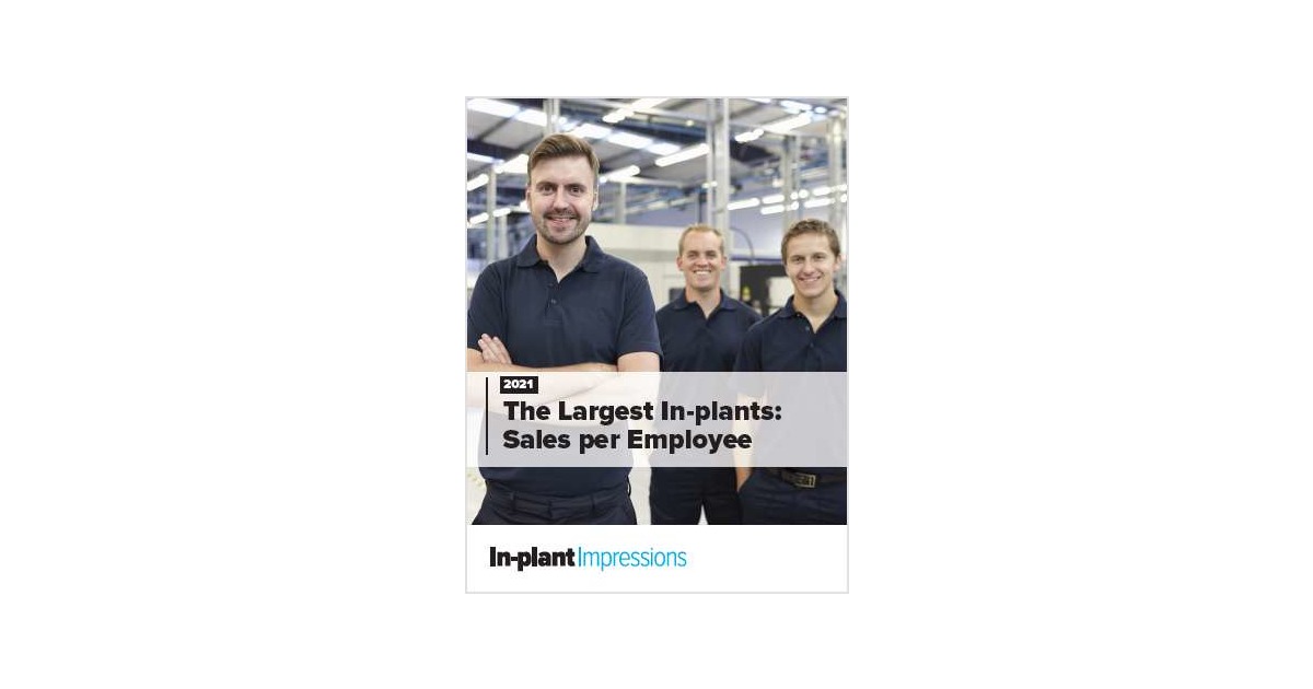 The Largest In-plants: Sales Per Employee (2021)
