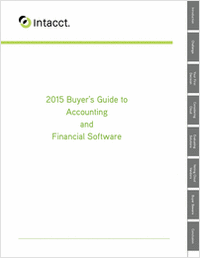 The 2015 Buyer's Guide to Accounting and Financial Software