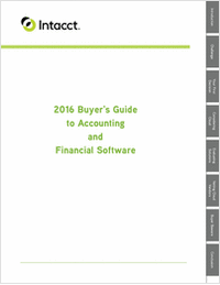 2016 Buyer's Guide to Accounting and Financial Software