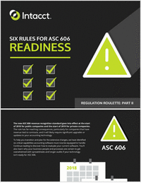 Six Rules for ASC 606 Readiness