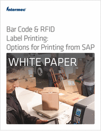 Bar Code & RFID Label Printing: Options for Printing from SAP
