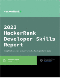 2023 HackerRank Developer Skills Report