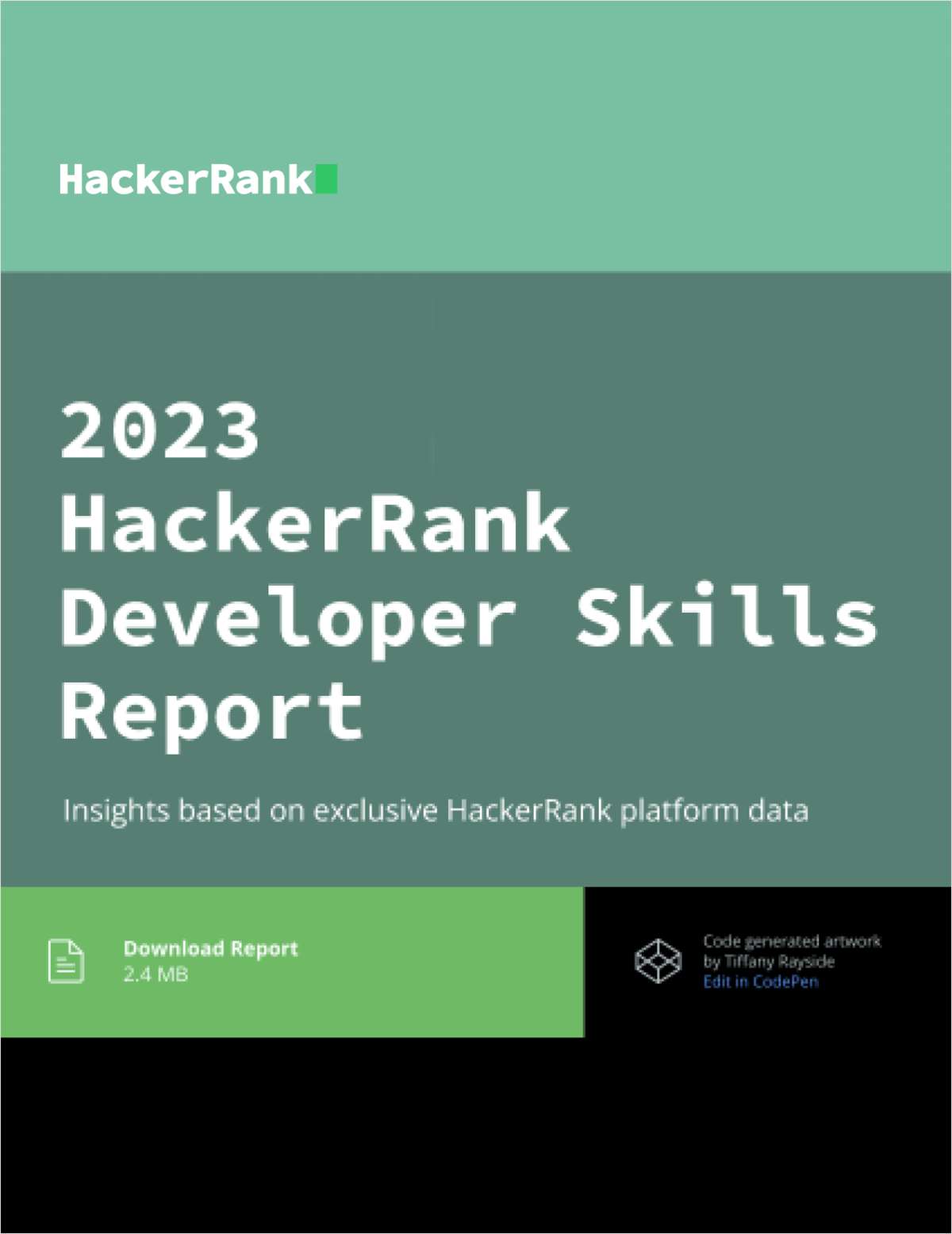 2023 HackerRank Developer Skills Report Free Research Report